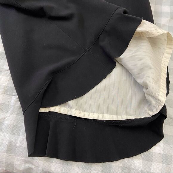 SANDRA Angelozzi woven black skirt size 12 woven buttom - Picture 6 of 12